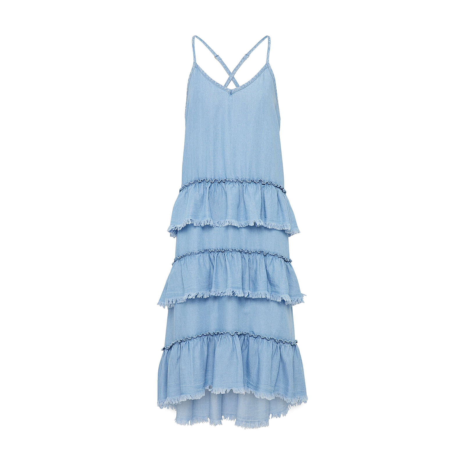 ONLY Kleid LUELLA Jeanskleider blue denim Damen Gr. 40 ONLY Kleid LUELLA Jeanskleider blue denim Damen Gr. 40