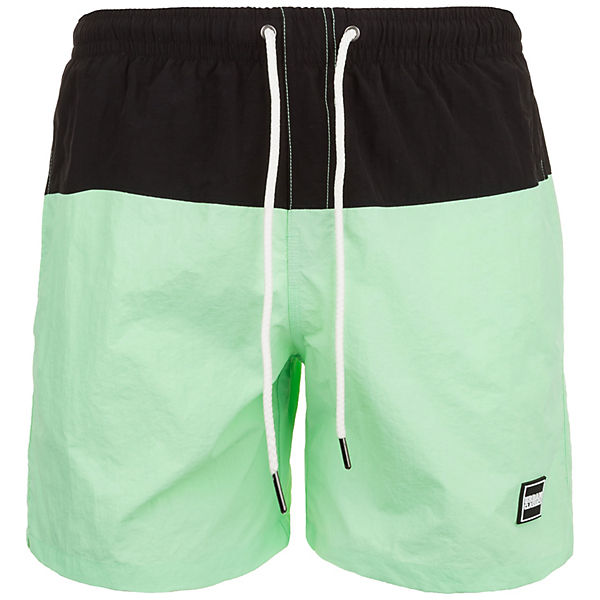 Block Herren Swim Schwarz grün Classics Urban Short 80wvnmN