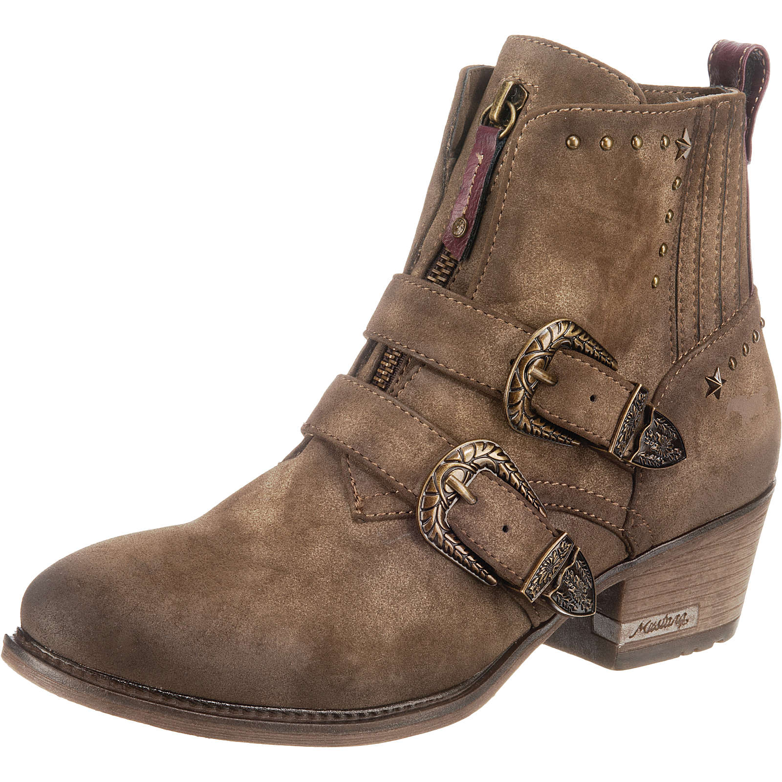 MUSTANG Biker Boots braun Damen Gr. 41 MUSTANG Biker Boots braun Damen Gr. 41
