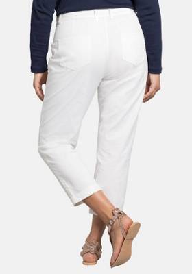 sheego 7/8-Hose mit fixiertem Umschlag am Bein Stoffhosen 2