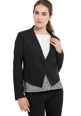 Mexx MEXX Kurzblazer mit verdecktem Knopf Blazer
