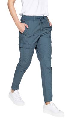 Mexx MEXX Cargohose aus BW Popeline mit Strickbund und Tunnelzug Stoffhosen