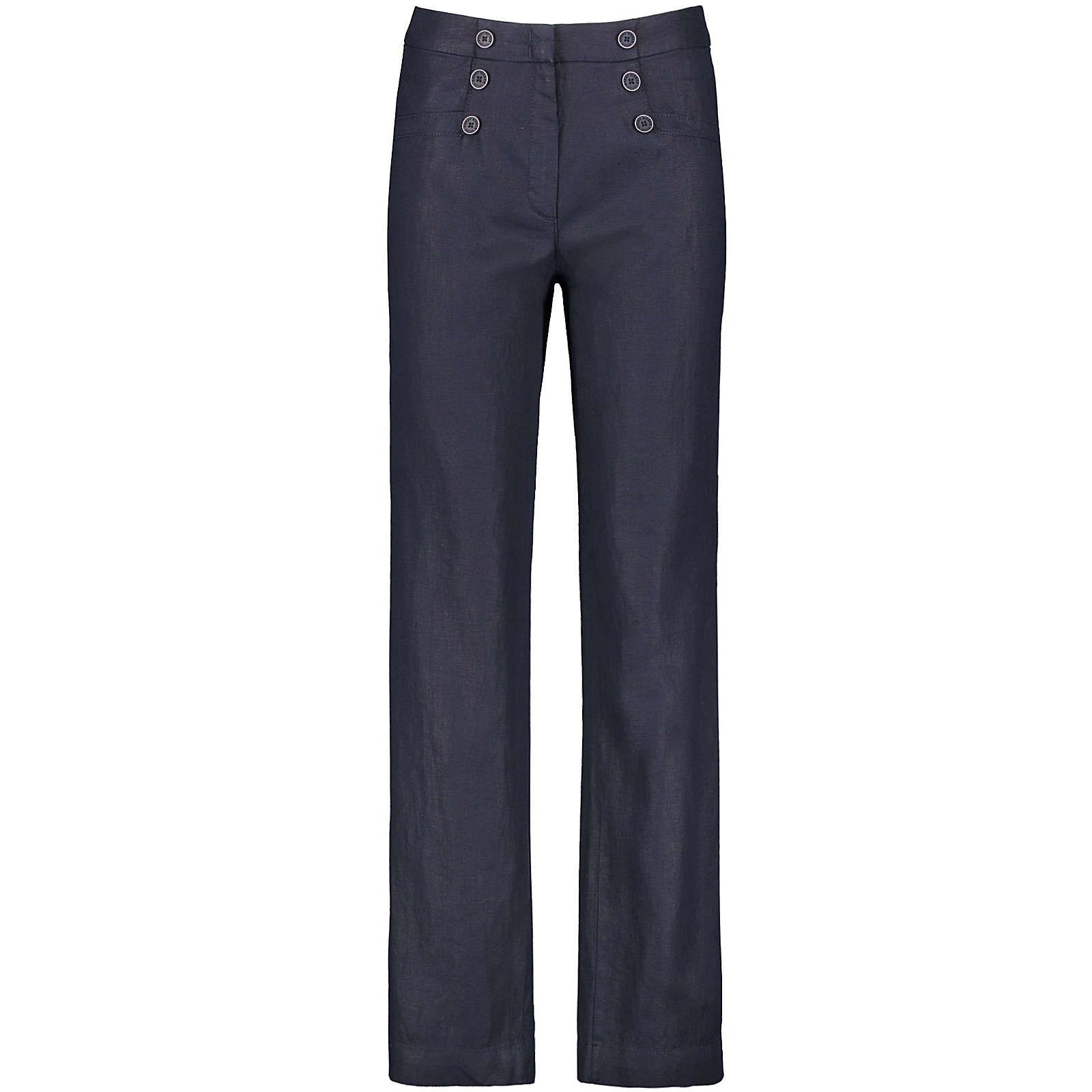 Gerry Weber Hose Freizeit lang Weite Hose Classic Fit blau Damen Gr. 40 Gerry Weber Hose Freizeit lang Weite Hose Classic Fit blau Damen Gr. 40
