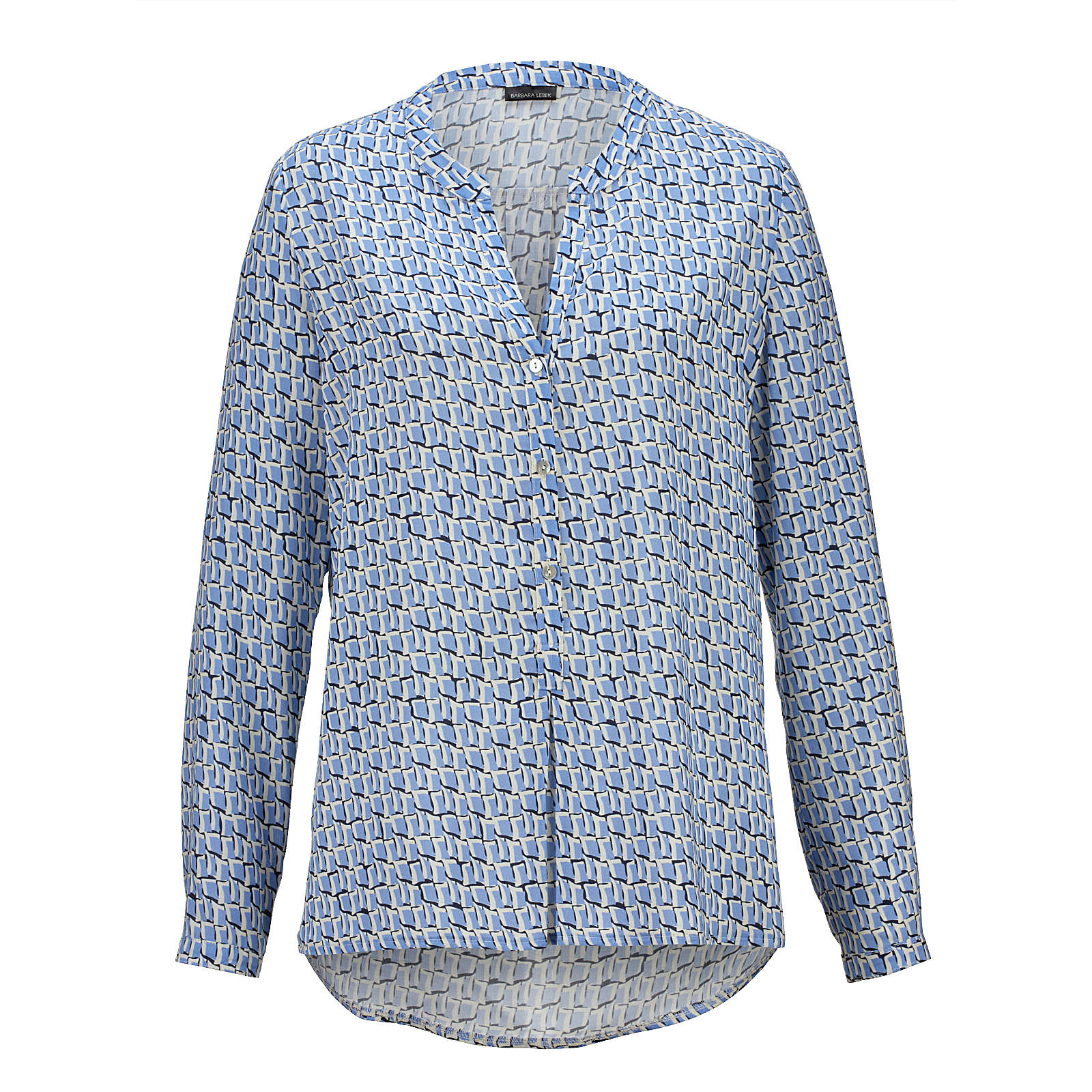 BARBARA LEBEK Schlupfbluse blau Damen Gr. 40 BARBARA LEBEK Schlupfbluse blau Damen Gr. 40