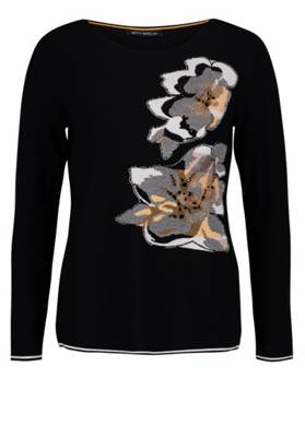 Betty Barclay Basic-Strickpullover mit Intarsie Pullover