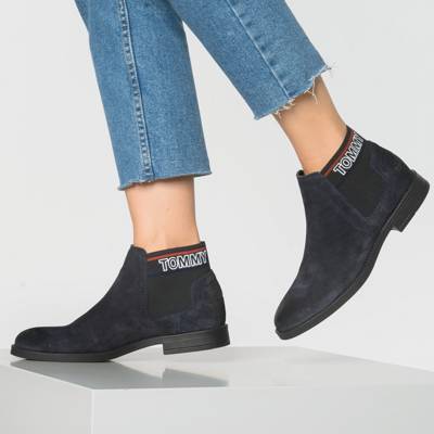 elastic chelsea boots