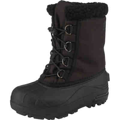 Sorel Kinder Winterstiefel Flurry Schwarz Rot Mirapodo