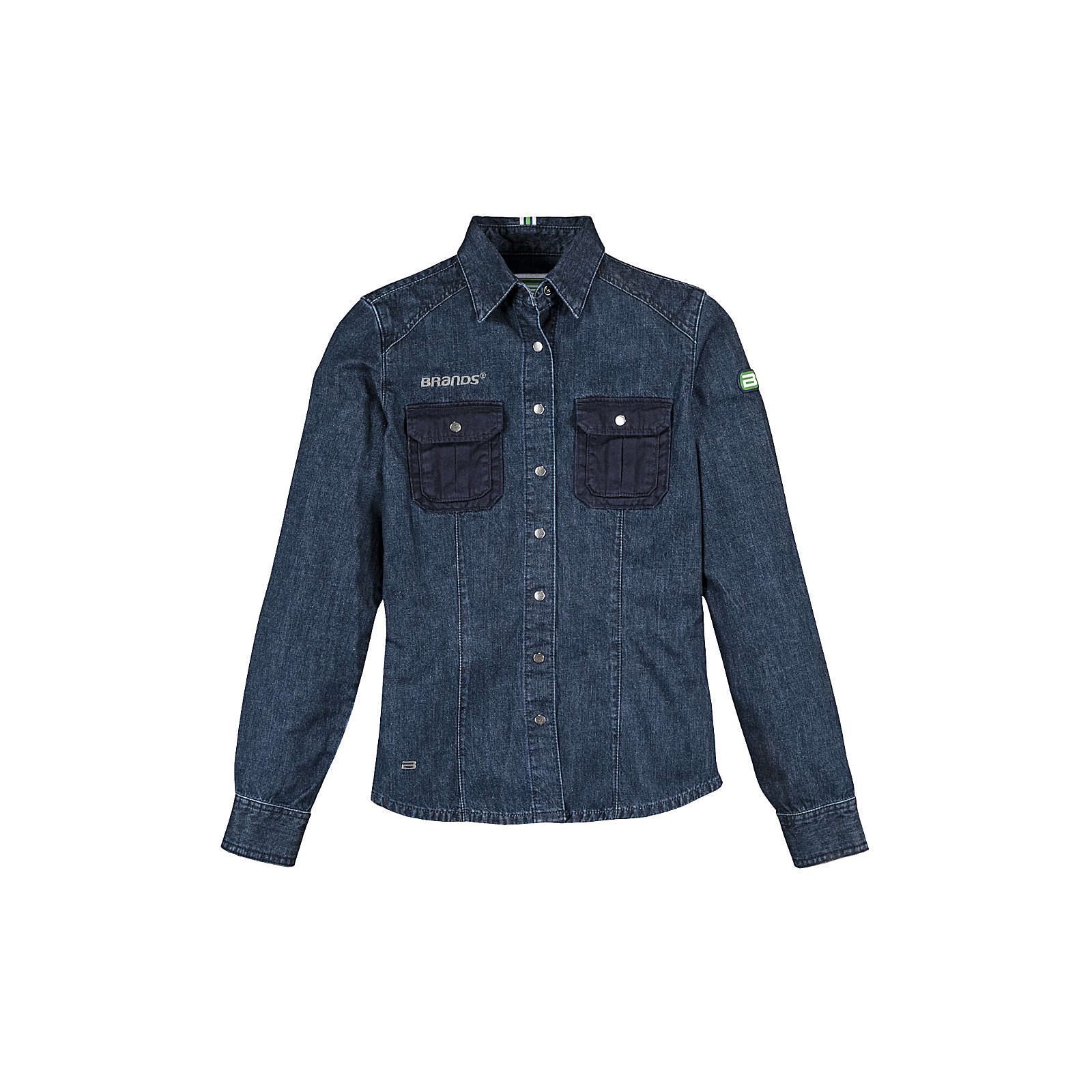 BRANDS WORKWEAR Jeansbluse Damen GOTS Langarmblusen denim Damen Gr. 42 BRANDS WORKWEAR Jeansbluse Damen GOTS Langarmblusen denim Damen Gr. 42