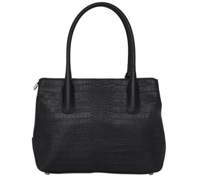 Silvio Tossi Lederhand- und Schultertasche mit Spezialschutzschicht Handtaschen 2