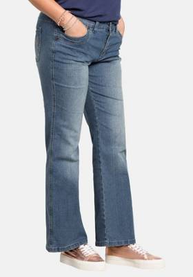 sheego Bootcut-Jeans MAILA mit Stretchanteil Jeanshosen