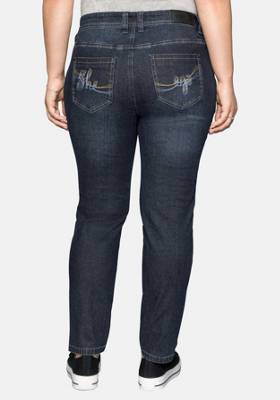 sheego Jeans KIRA mit Kontrastnähten Jeanshosen 2