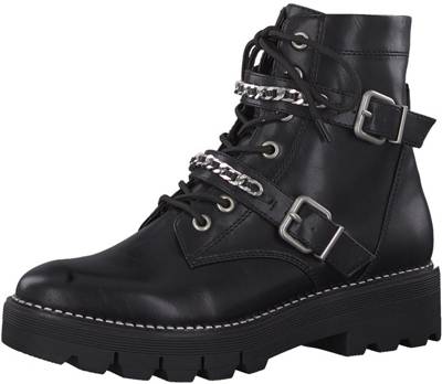 tamaris biker boots black