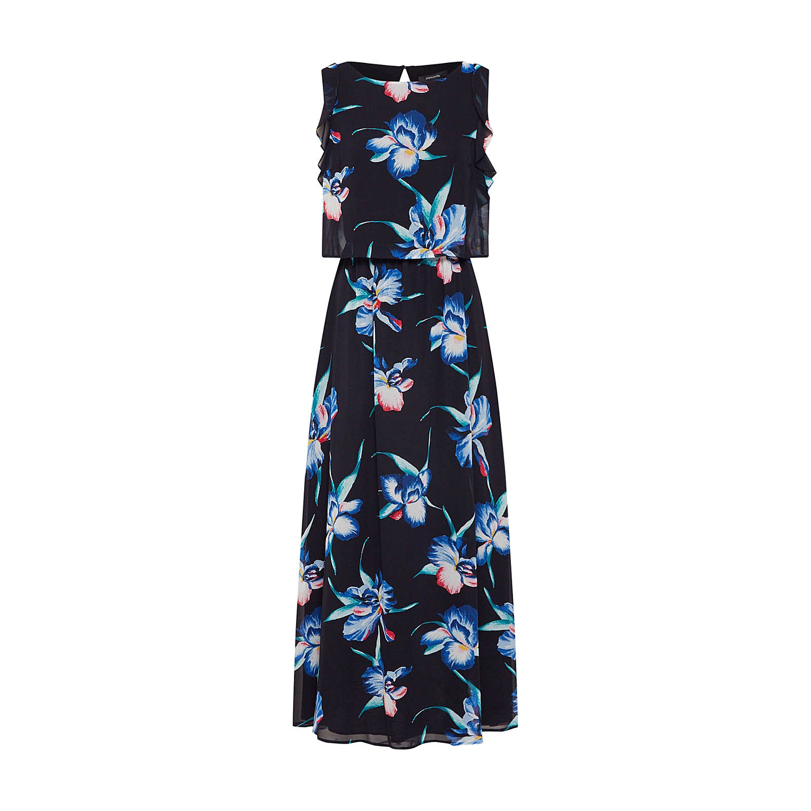 COMMA Sommerkleid Sommerkleider mehrfarbig Damen Gr. 34 COMMA Sommerkleid Sommerkleider mehrfarbig Damen Gr. 34