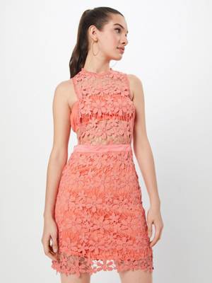 MISSGUIDED cocktailkleid daisy coral Cocktailkleider 2