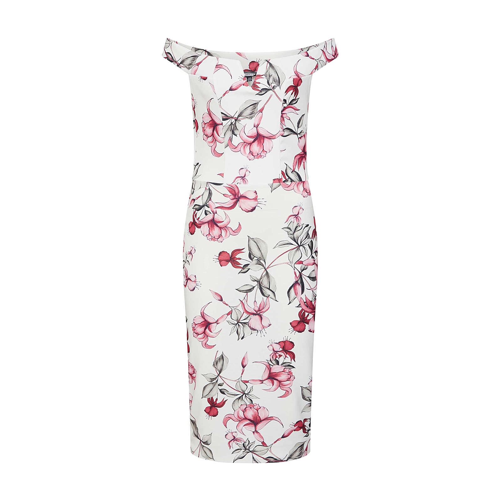 Missguided Etuikleid Etuikleider weiß Damen Gr. 44 Missguided Etuikleid Etuikleider weiß Damen Gr. 44
