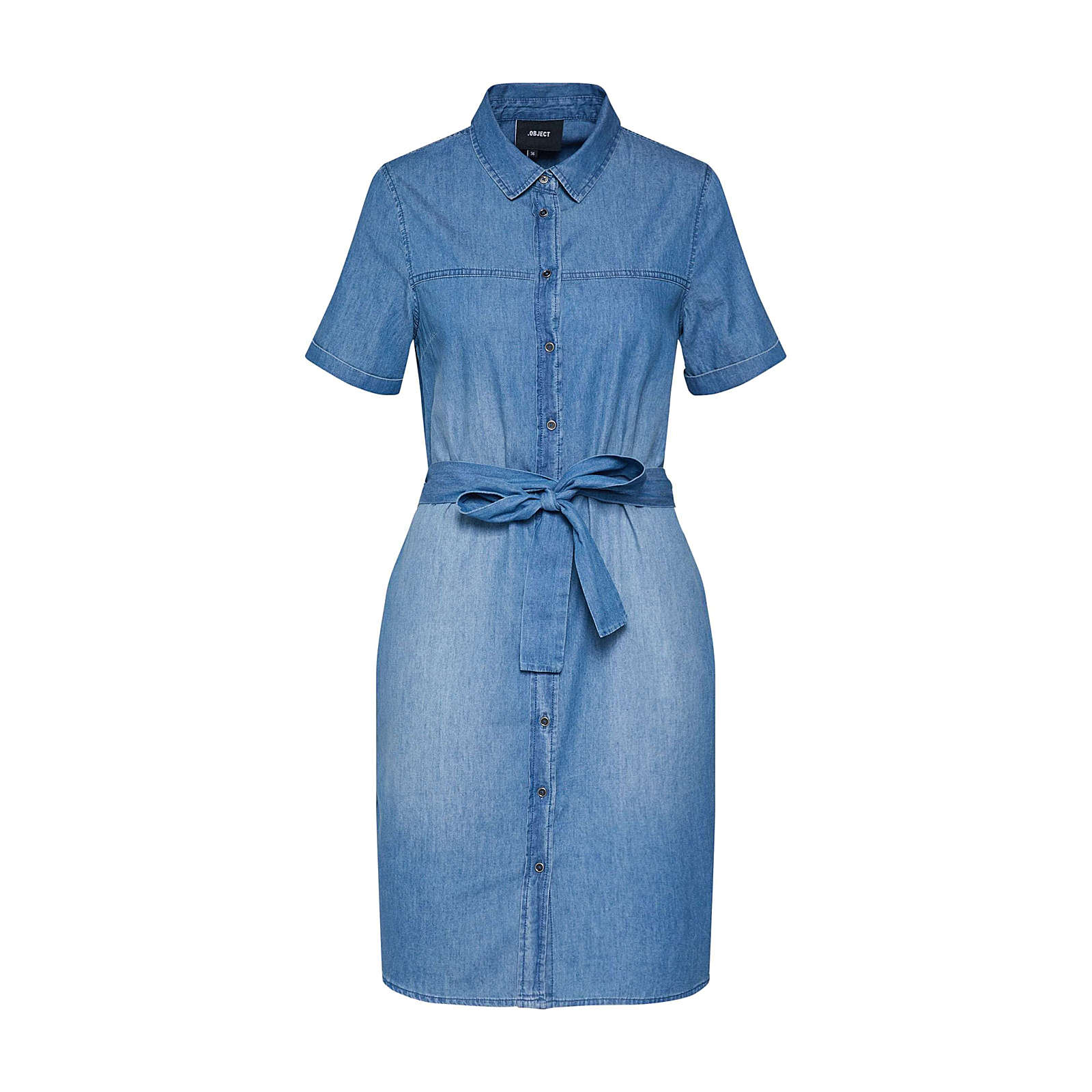 OBJECT Kleid CAMILLA Jeanskleider blue denim Damen Gr. 38 OBJECT Kleid CAMILLA Jeanskleider blue denim Damen Gr. 38