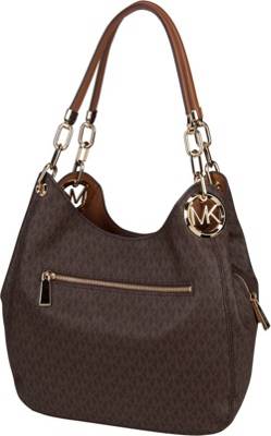Michael Kors Handtasche Lillie Large Chain Shoulder Tote MK Signature Handtaschen 2