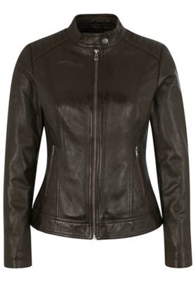 7eleven Lederjacke MARYLIN Lederjacken dunkelbraun