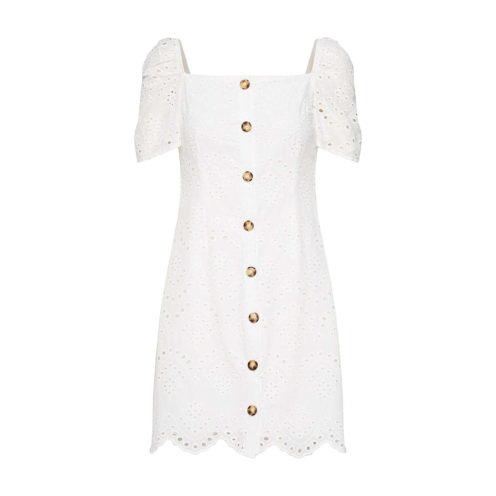 Missguided Sommerkleid Sommerkleider weiß Damen Gr. 42 Missguided Sommerkleid Sommerkleider weiß Damen Gr. 42