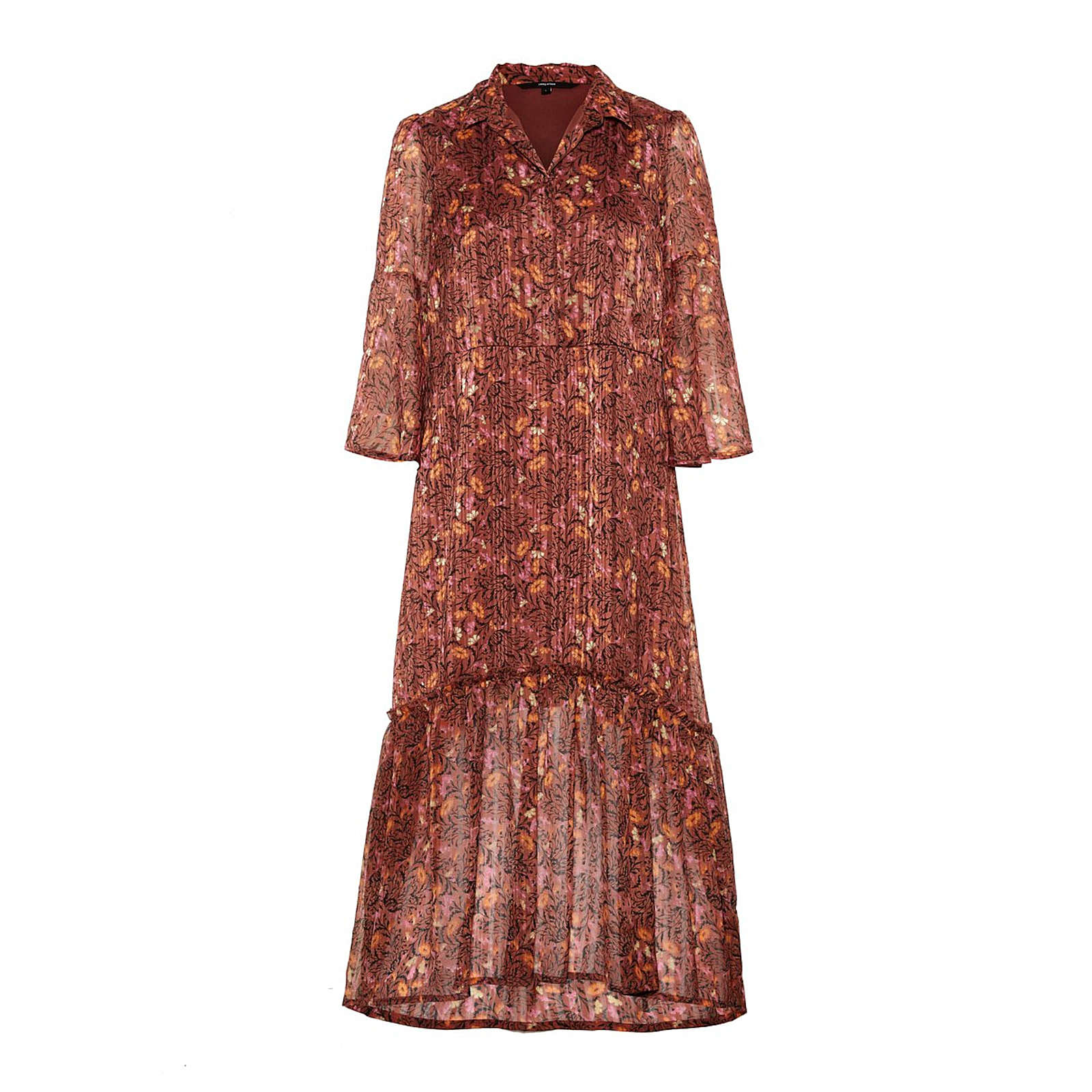 VERO MODA Blusenkleid Blusenkleider braun Damen Gr. 38 VERO MODA Blusenkleid Blusenkleider braun Damen Gr. 38