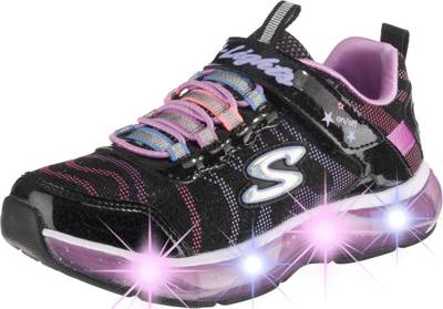 SKECHERS, Sneakers Low Blinkies Power Petals Painted Daisy für Mädchen, violett SKECHERS, Sneakers Low Blinkies Power Petals Painted Daisy für Mädchen, violett