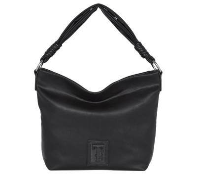 Silvio Tossi Lederhand- und Schultertasche mit Spezialschutzschicht Handtaschen