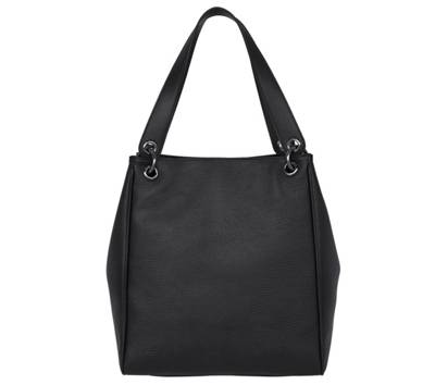 POON Switzerland Lederhand- und Schultertasche mit Spezialschutzschicht Handtaschen 2