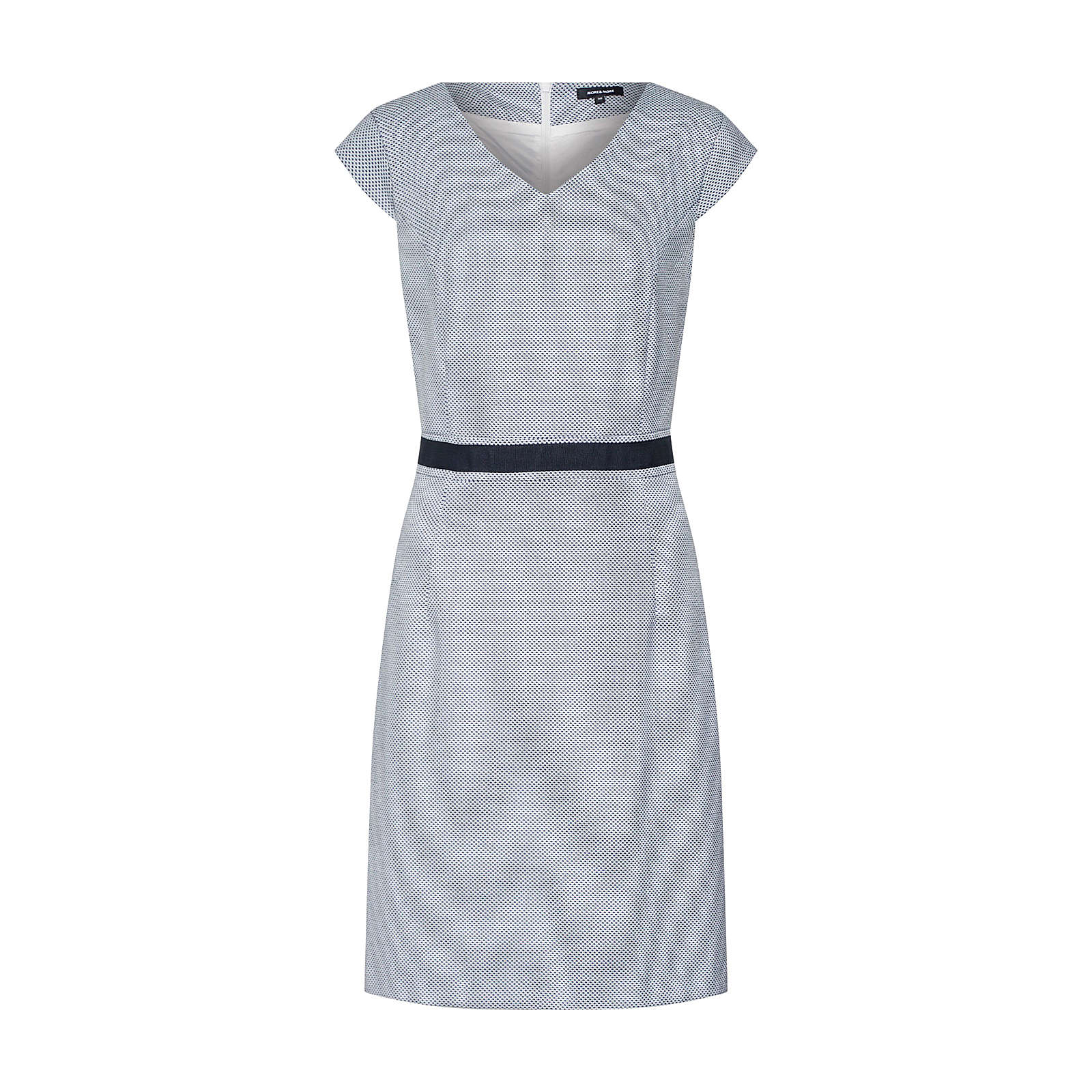 MORE & MORE Etuikleid Etuikleider grau Damen Gr. 46 MORE & MORE Etuikleid Etuikleider grau Damen Gr. 46