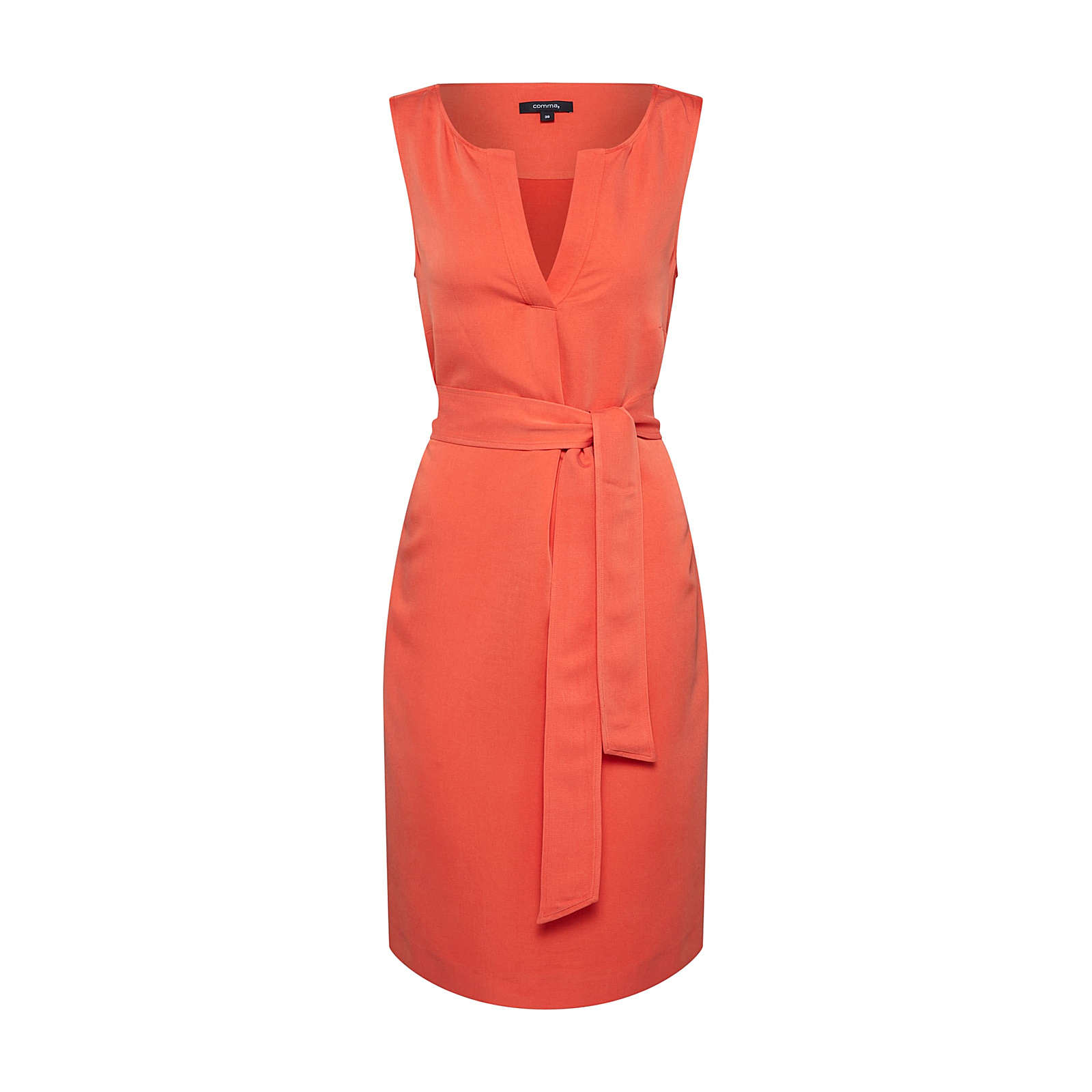 COMMA Sommerkleid Sommerkleider orange Damen Gr. 42 COMMA Sommerkleid Sommerkleider orange Damen Gr. 42