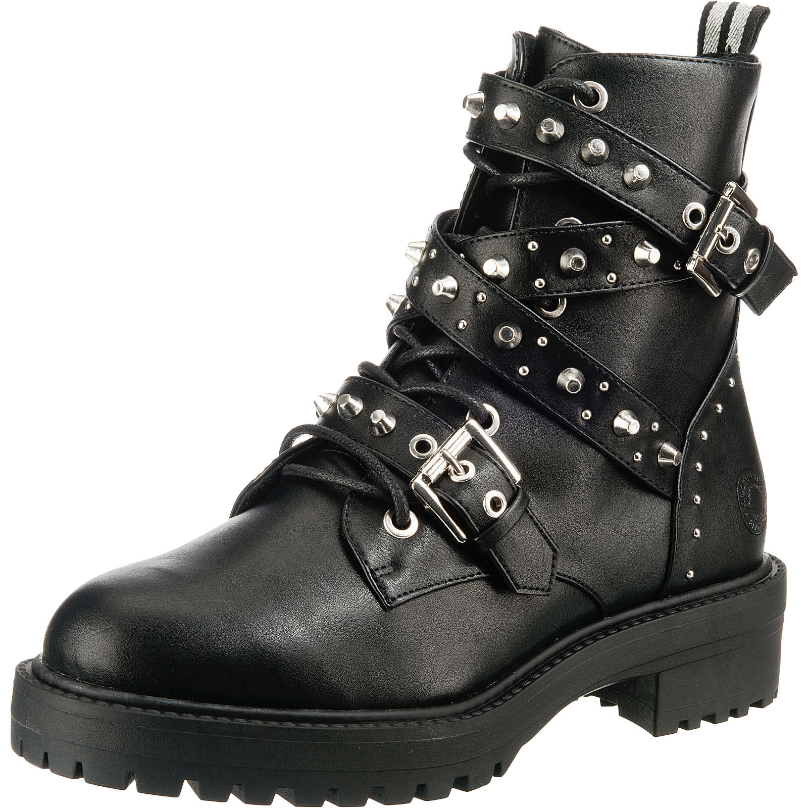 BULLBOXER Biker Boots schwarz Damen Gr. 41 BULLBOXER Biker Boots schwarz Damen Gr. 41