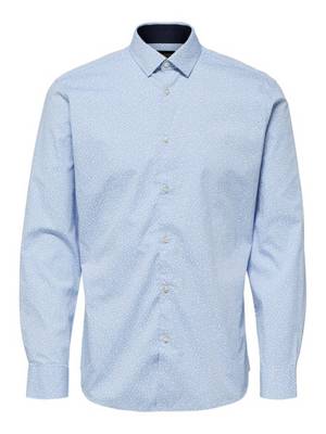 Selected Homme Hemd Slim-Fit- Langarmhemden