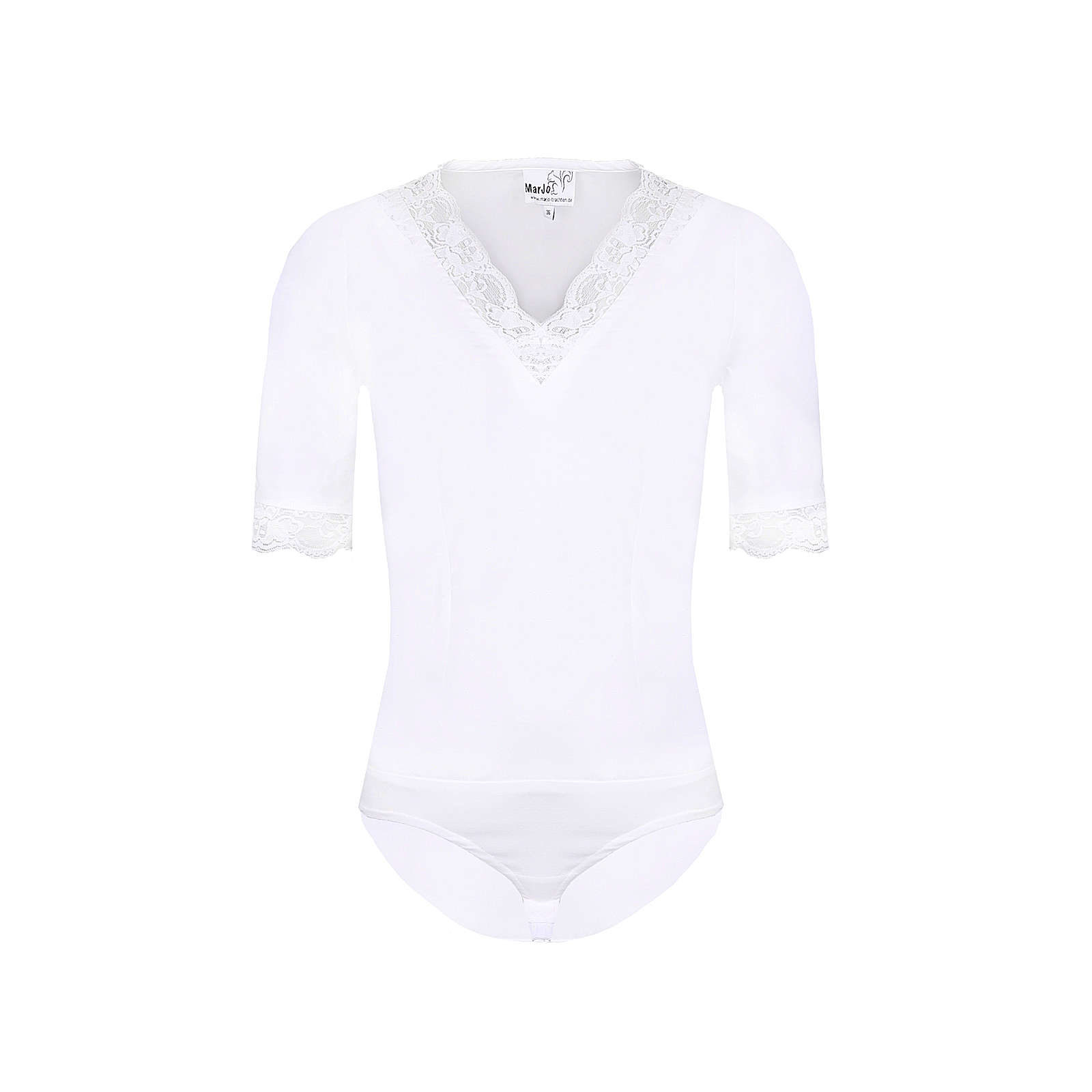 MarJo Blusenbody Langarmblusen weiß Damen Gr. 38 MarJo Blusenbody Langarmblusen weiß Damen Gr. 38