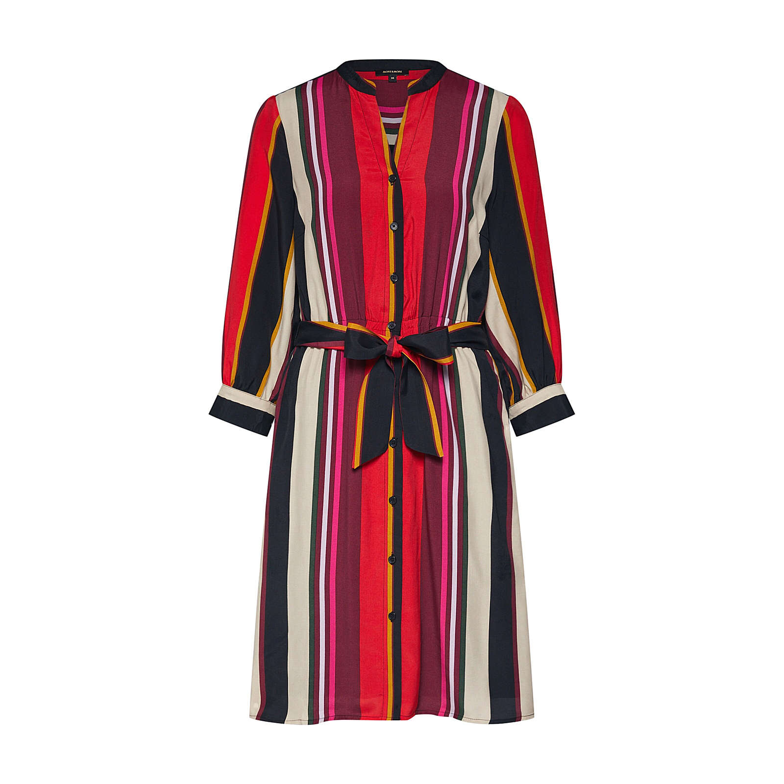 MORE & MORE Blusenkleid Blusenkleider schwarz Damen Gr. 42 MORE & MORE Blusenkleid Blusenkleider schwarz Damen Gr. 42