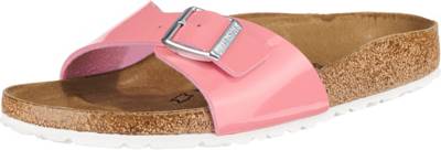 BIRKENSTOCK, Madrid Bf Lack Strawberry Ice Synthetik Schmal Pantoletten, rosa BIRKENSTOCK, Madrid Bf Lack Strawberry Ice Synthetik Schmal Pantoletten, rosa