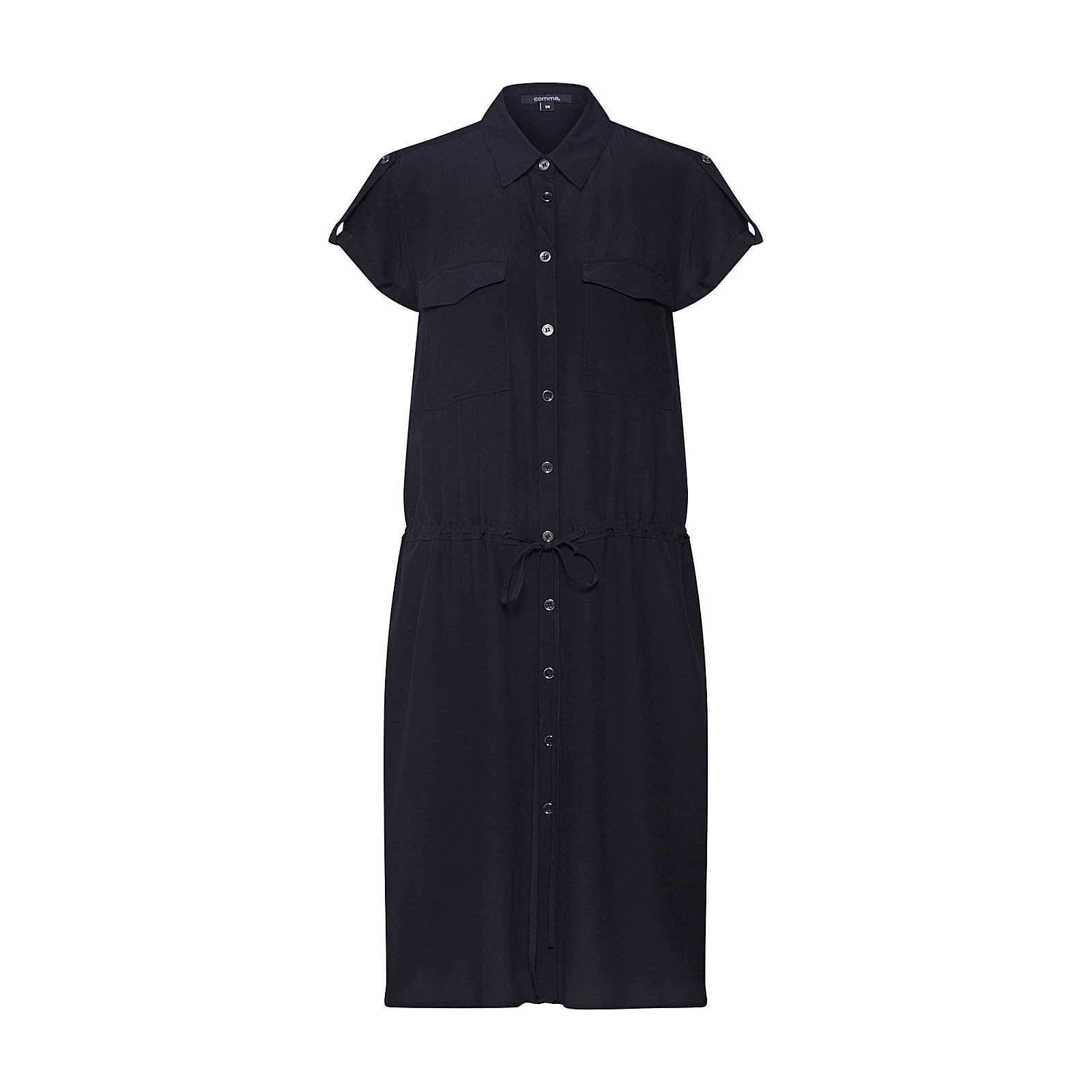 COMMA Blusenkleid Blusenkleider schwarz Damen Gr. 40 COMMA Blusenkleid Blusenkleider schwarz Damen Gr. 40