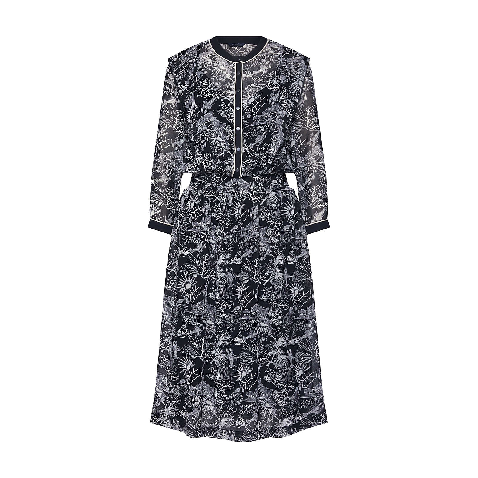Scotch & Soda Blusenkleid Blusenkleider weiß Damen Gr. 42 Scotch & Soda Blusenkleid Blusenkleider weiß Damen Gr. 42
