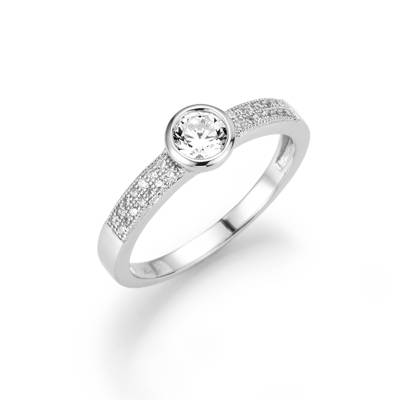 Smart Jewel Ring wundervoll mit Zirkonia, Silber 925 Ringe