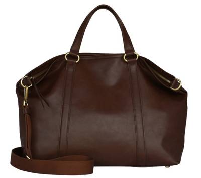 POON Switzerland Lederhand- und Schultertasche mit Spezialschutzschicht Handtaschen