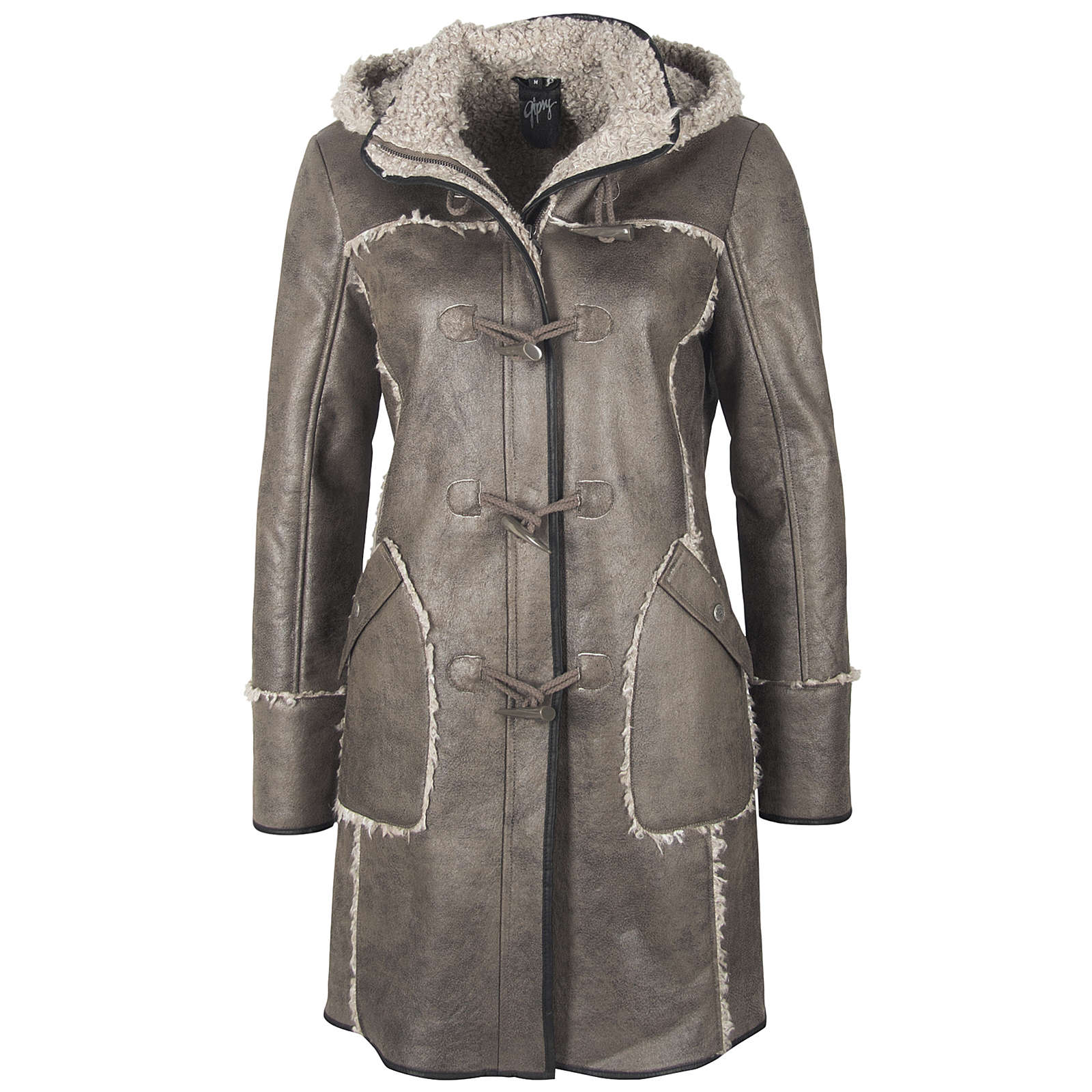 Gipsy Mantel LIEKA AS W Wintermäntel taupe Damen Gr. 36 Gipsy Mantel LIEKA AS W Wintermäntel taupe Damen Gr. 36