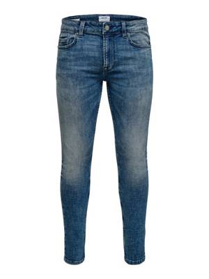 ONLY & SONS Skinny Fit Jeans ONSWarp Blue Washed Jeanshosen