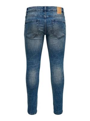 ONLY & SONS Skinny Fit Jeans ONSWarp Blue Washed Jeanshosen 2