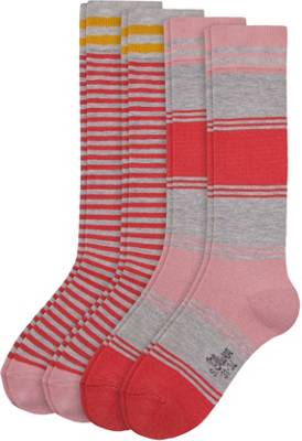 Kniestrümpfe 4er-Pack für Mädchen