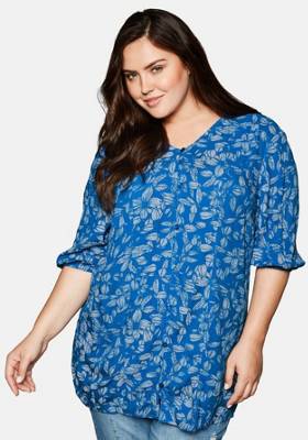 sheego Longbluse in A-Linie Langarmblusen