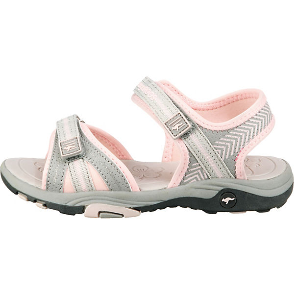 Schuhe Klassische Sandalen KangaROOS Sandalen K-LANE für Mädchen rosa/grau