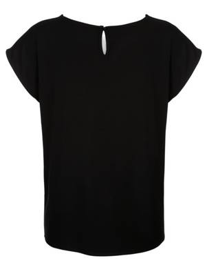 Shirt Applikation halbarm gestreift Figurumspielend blickdicht Kunstfaser,Viskose T-Shirts 2