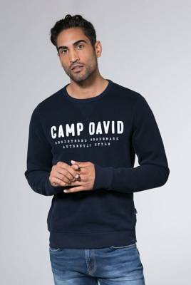 CAMP DAVID Sweatshirt mit Logo-Stickerei Sweatshirts