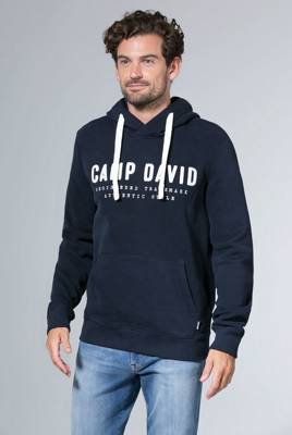 CAMP DAVID Hoodie mit großer Logo-Stickerei Sweatshirts