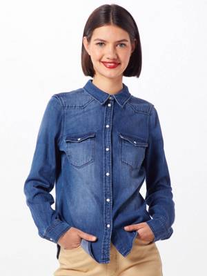 VERO MODA bluse maria Langarmblusen 2