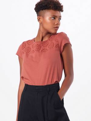 EDC BY ESPRIT Shirt Embro anglais T T-Shirts 2
