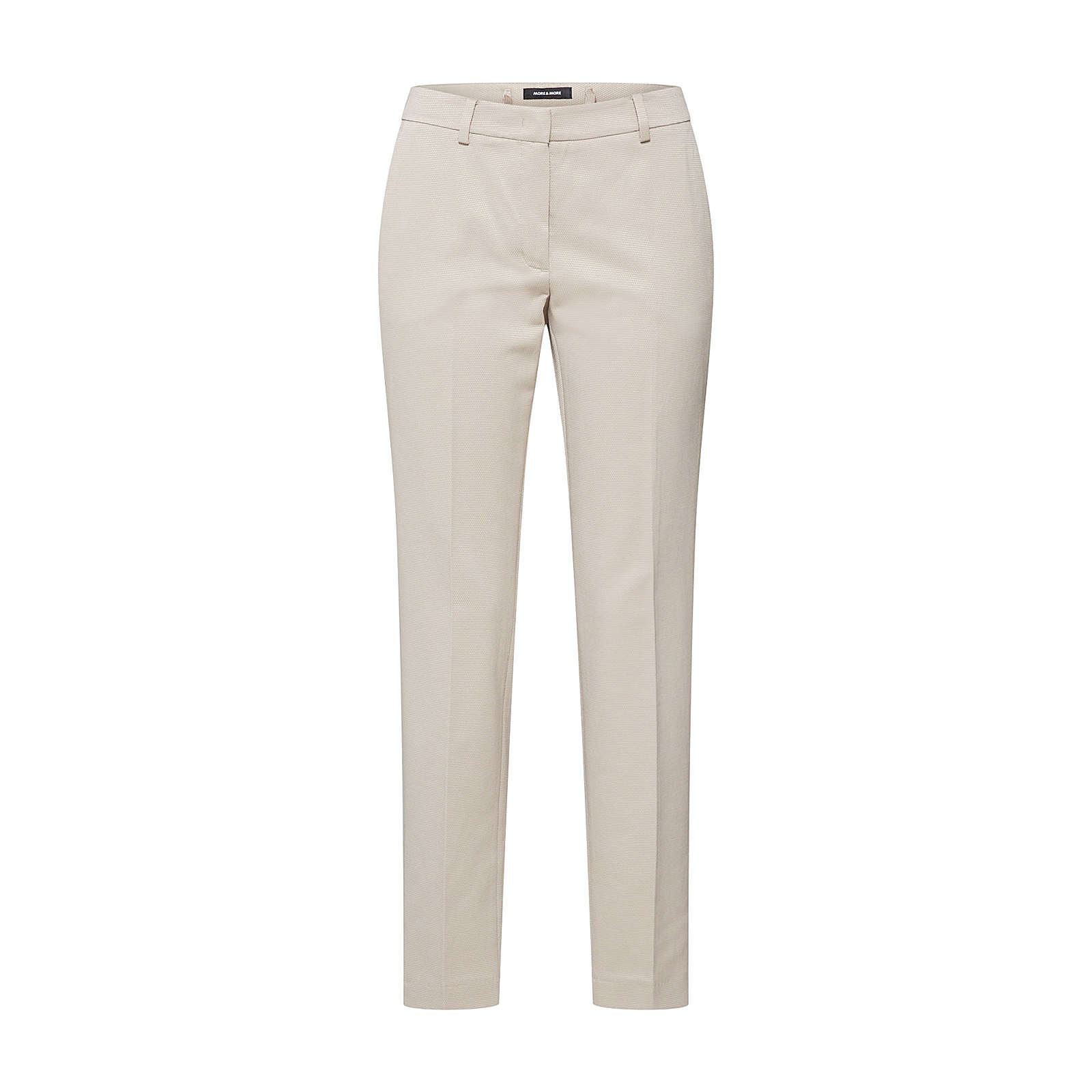 MORE & MORE Bügelfaltenhose 3/4-Hosen sand Damen Gr. 52 MORE & MORE Bügelfaltenhose 3/4-Hosen sand Damen Gr. 52